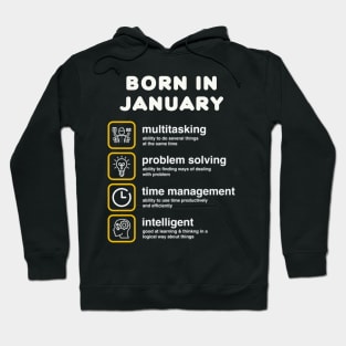 Born in January Hoodie